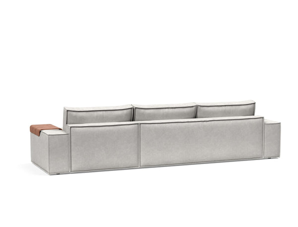 NEWILLA SOFA BED W/LOUNGER 57"X118", W/WIDE ARM RESTS