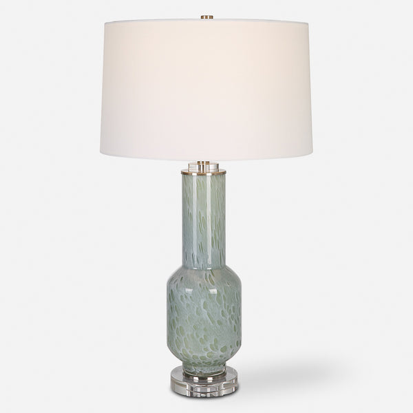Imperia Aqua Gray Table Lamp
