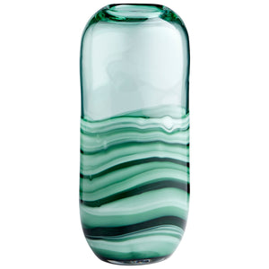 Torrent Vase in Green