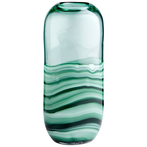 Torrent Vase in Green