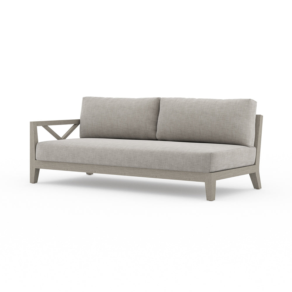 Huntington Outdoor Laf Sofa In Grey/Stone G