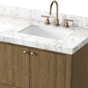 Anthem Double Vanity - Washed Natural Veneer