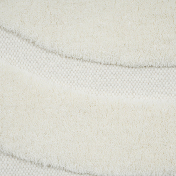 Loop White 8' x 10' Area Rug