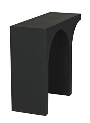 Maximus Console/Side Table, Black Steel