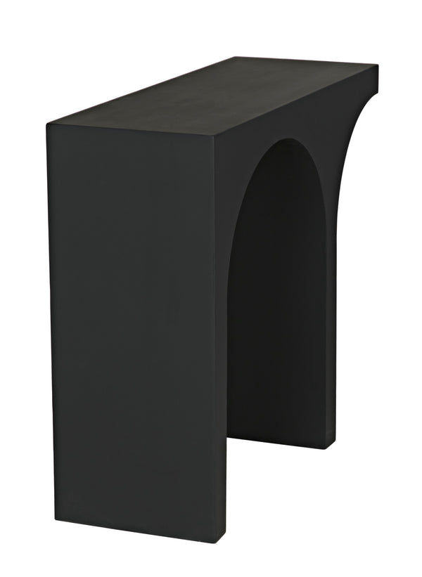 Maximus Console/Side Table, Black Steel