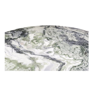 Celia Round Dining Table in Green Onyx Marble