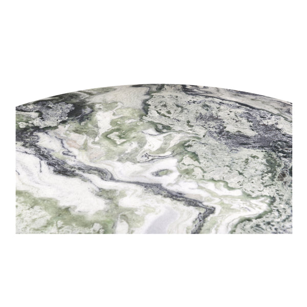 Celia Round Dining Table in Green Onyx Marble