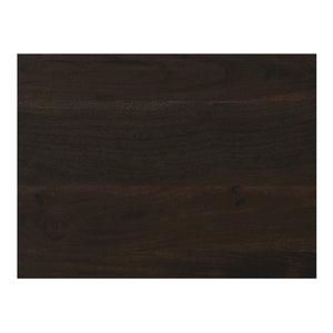 Moe's Madagascar Queen Platform Bed in Dark Brown
