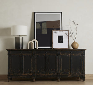 Marjorie Sideboard In Distressed Black