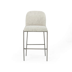 Astrud Bar Stool in Lyon Pewter