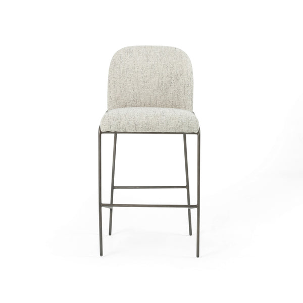 Astrud Bar Stool in Lyon Pewter