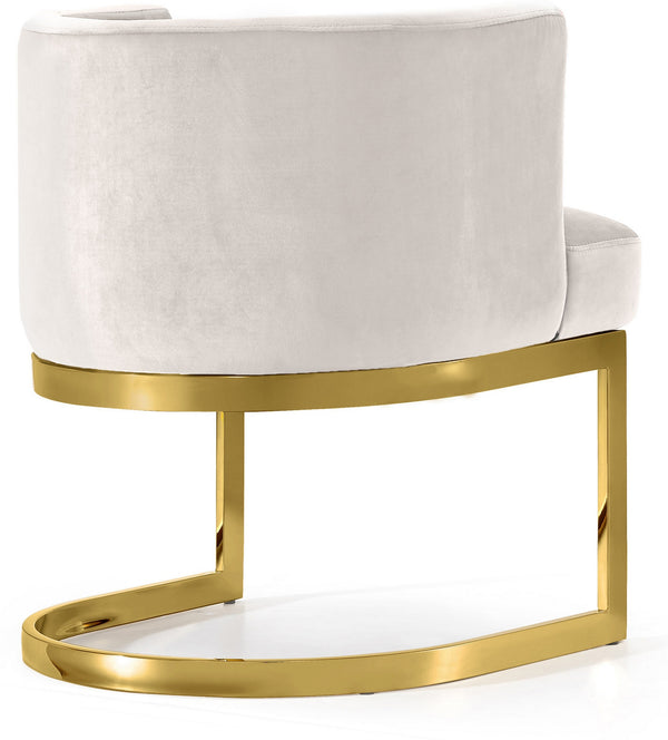 Donna Dining Chair In Cream Velvet
