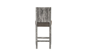 Origins Counter Stool, Chamcha Wood, Grey Stone