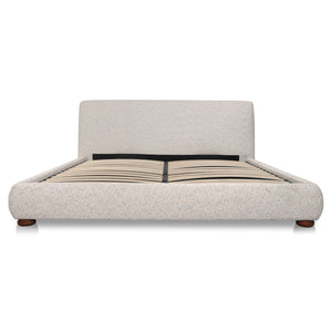 Moe's Beau Storage Bed in Light Grey