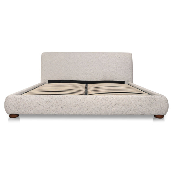 Moe's Beau Storage Bed in Light Grey