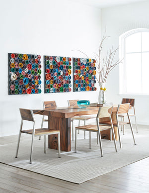 Paint Can Wall Art, Square, Assorted Colors, Large