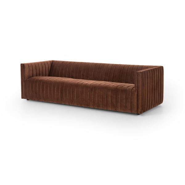 Augustine Sofa In 97" In Surrey Auburn