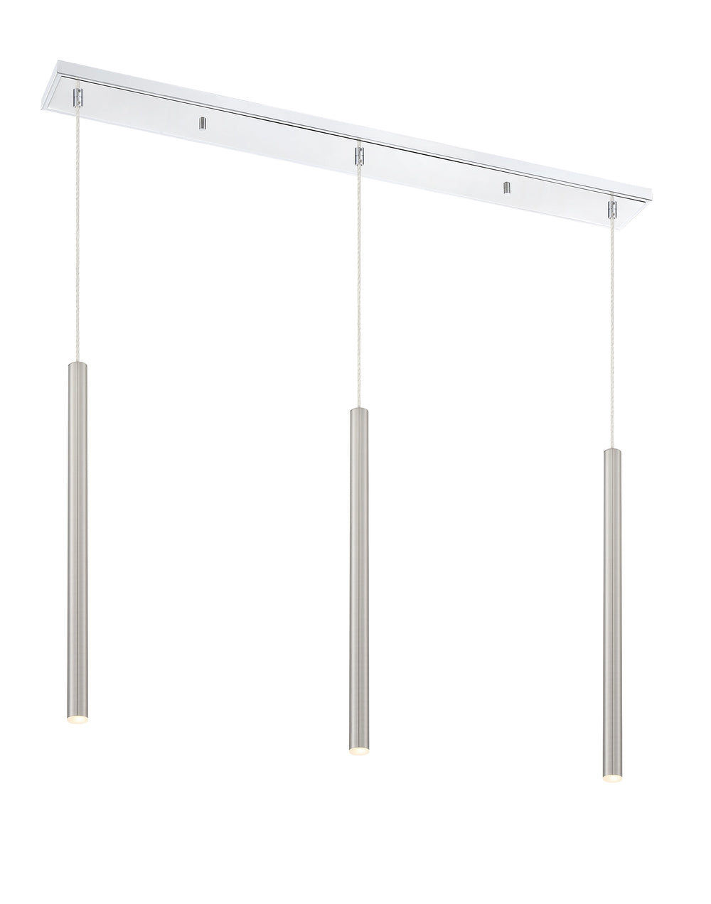 Forest 3 Light Island/Billiard in Chrome Finish