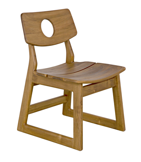 Buraco Teak Chair with Satin Gloss Finish