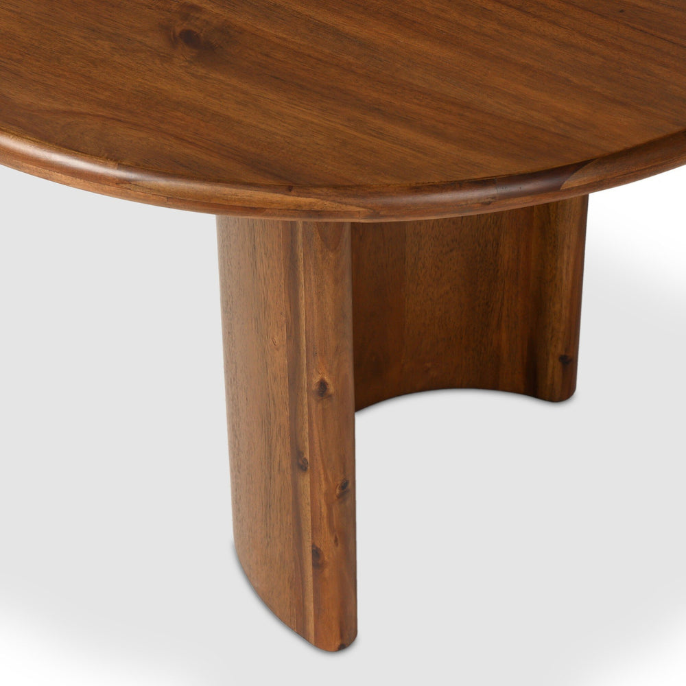 Paden Dining Table - Seasoned Brown Acacia