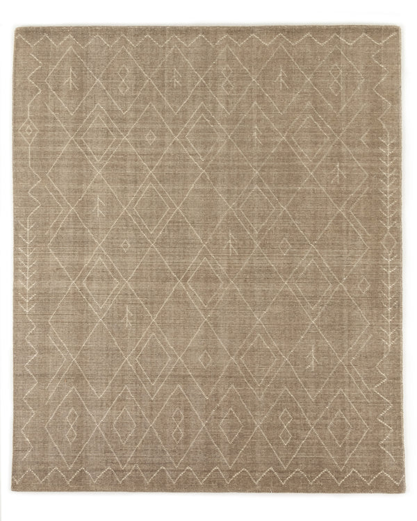 Nador Moroccan Hand In Knotted Rug In Tp In 8x10