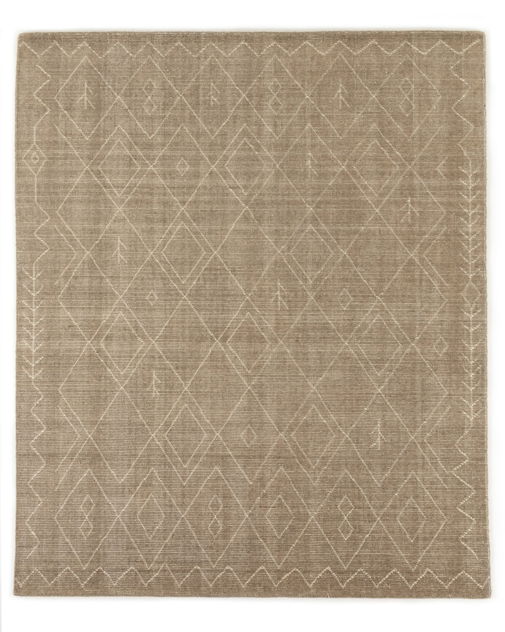 Nador Moroccan Hand In Knotted Rug In Tp In 8x10