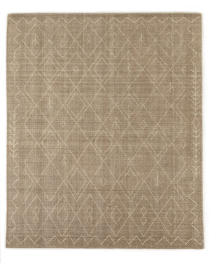 Nador Moroccan Hand In Knotted Rug In Tp In 8x10