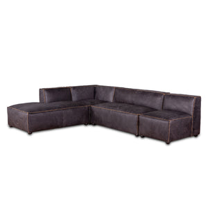Portofino 4-Piece Sectional Antique Ebony