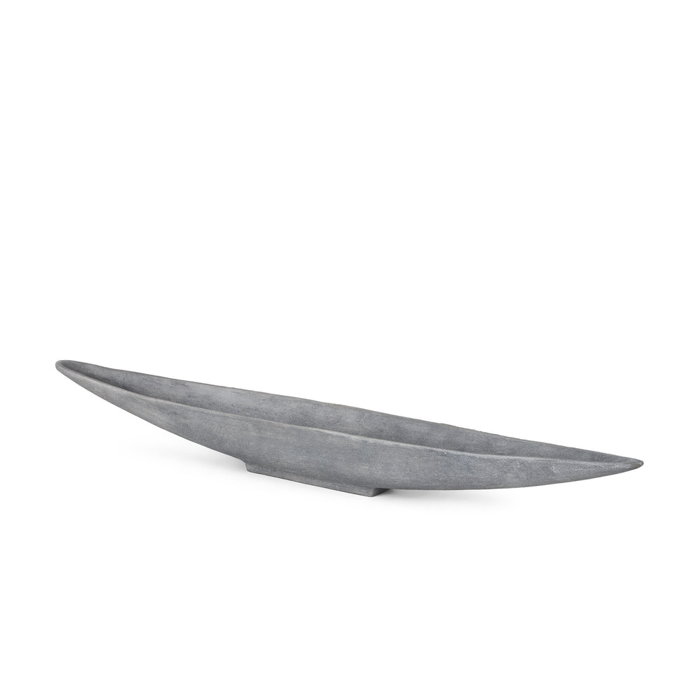 Piero Large Concrete Finished Metal Decorative Bowl