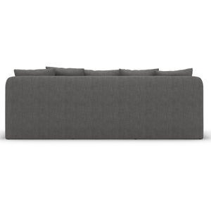 Dade Outdoor Sofa In 90" In Charcoal