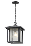 Aspen 1 Light Outdoor in Black Finish