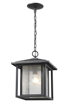 Aspen 1 Light Outdoor in Black Finish