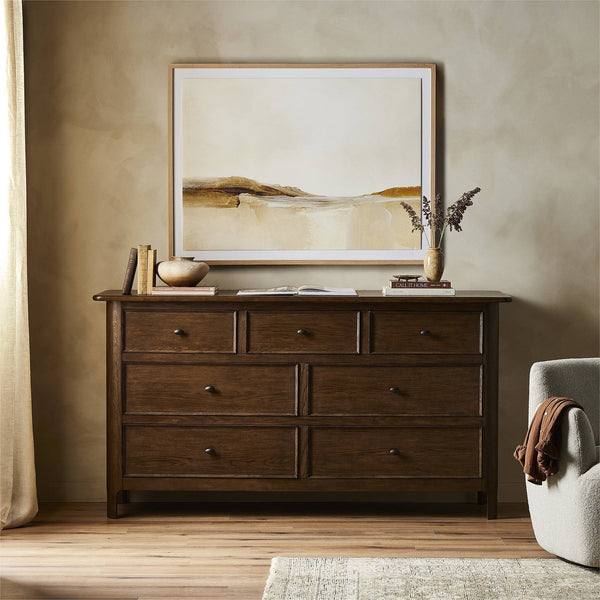 Russ Dresser In Aged Oak Veneer