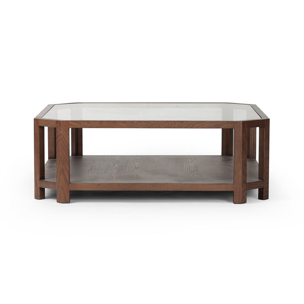 Jenzen Coffee Table - Tempered Glass