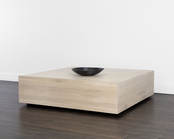 FREZCO COFFEE TABLE - SQUARE - LIGHT OAK