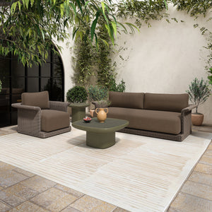 Moe's Manon Outdoor Coffee Table in Deep Green