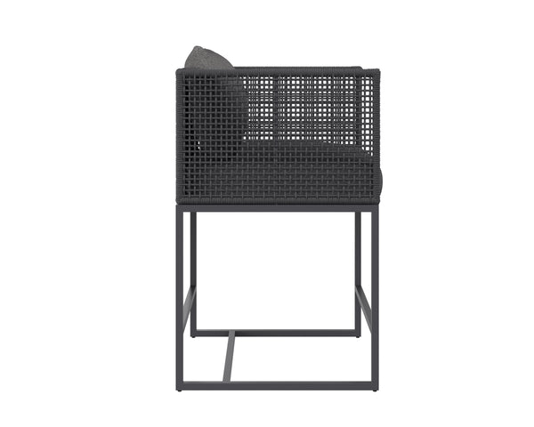 CRETE COUNTER STOOL - DARK GREY - GRACEBAY GREY