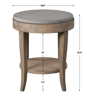 Deka Round Accent Table