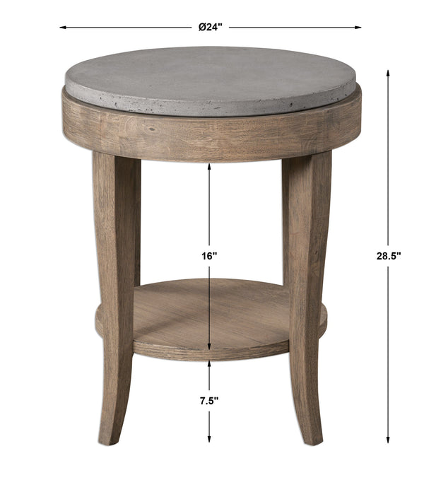 Deka Round Accent Table
