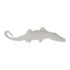 Resin Crocodile, White