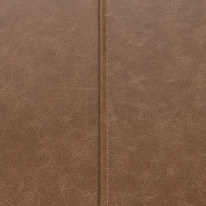 Madeleine Leather Bench - Dune Walnut, Taupe
