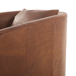 Topanga Swivel Chair In Heirloom Sienna
