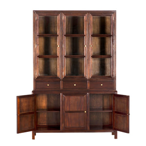 Colonial Hutch, Hand Rubbed Brown