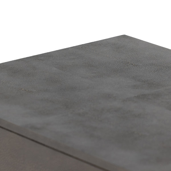Shagreen Desk In Grey Shagreen