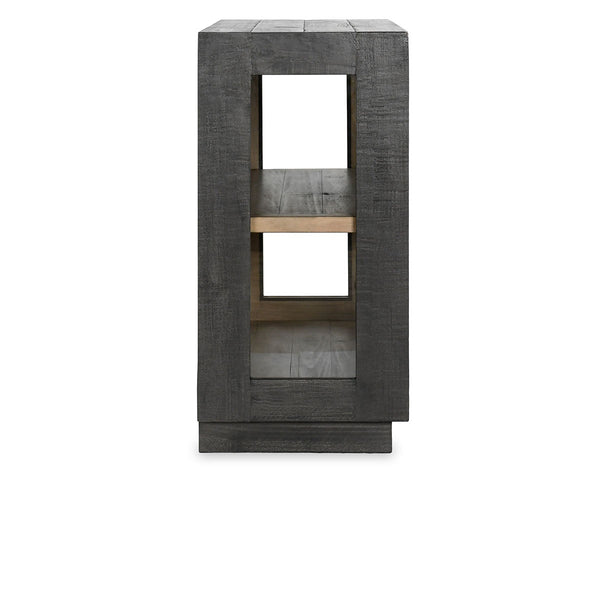 Larson Solid Wood Cabinet with Glass Doors