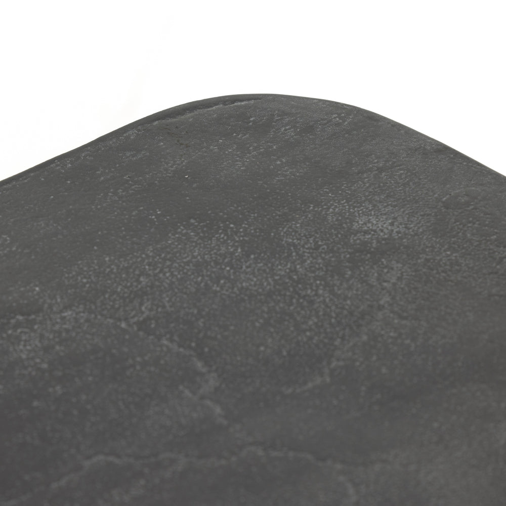 Basil Outdoor Square Drink Table In Grey