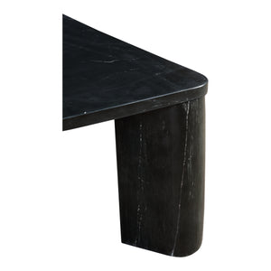 Moe's Segment Coffee Table in Jetty Black Marble