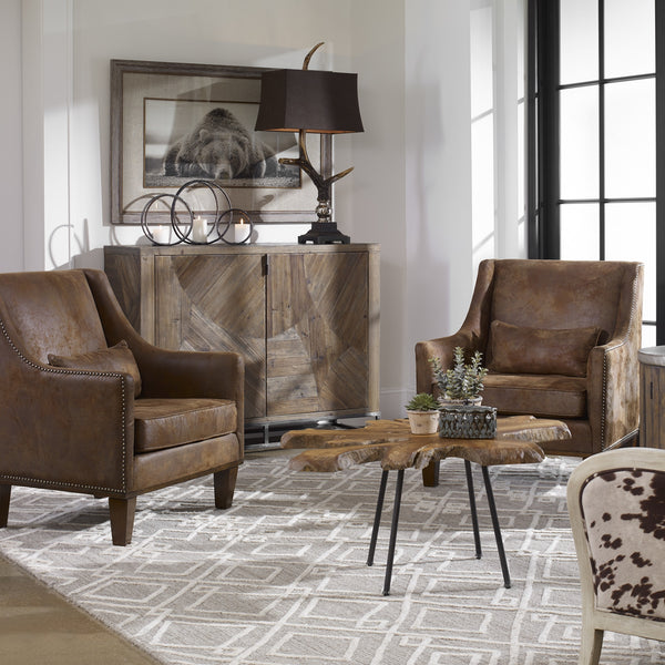 Clay Leather Armchair
