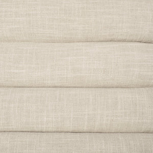 Pierre Beige Fabric Upholstered Armless Chaise Lounge Chair
