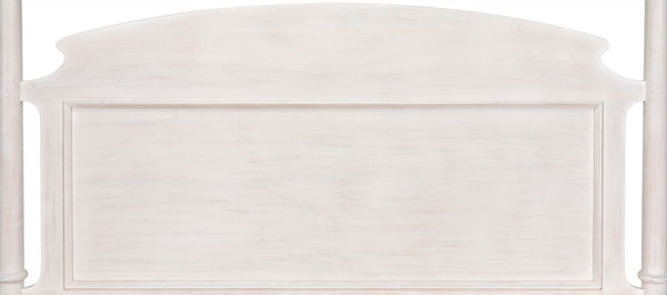Eastern King New Douglas Mahogany Bed in White Washed Finish
